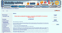 Desktop Screenshot of glashobby-webshop.nl